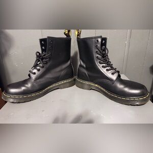 Dr. Martens Black Leather Men's Boots